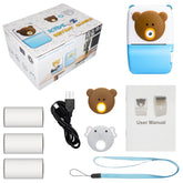 Instant Camera for Kids,Kids Camera with Print Paper,2.4 Inch TFT,Puzzle Game,USB Rechargeable,1080P HD Video 12MP Kids Digital Camera,Creative Print Camera Best Gift for Boys Girls